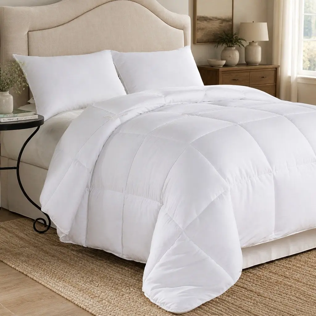 Duck Down Quilt Ultra Soft Cotton 500GSM 95 Feather 5 Down Single Size