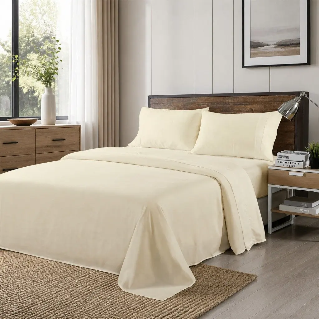 Bamboo Blend Sheet Set 1000TC Double Bed