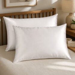 Discover Comfort with Twin Pack Mulberry Silk Pillowcases