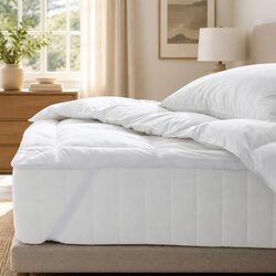 Friendly King Mattress Topper with Goose Feather Down