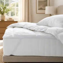 Friendly King Mattress Topper with Goose Feather Down