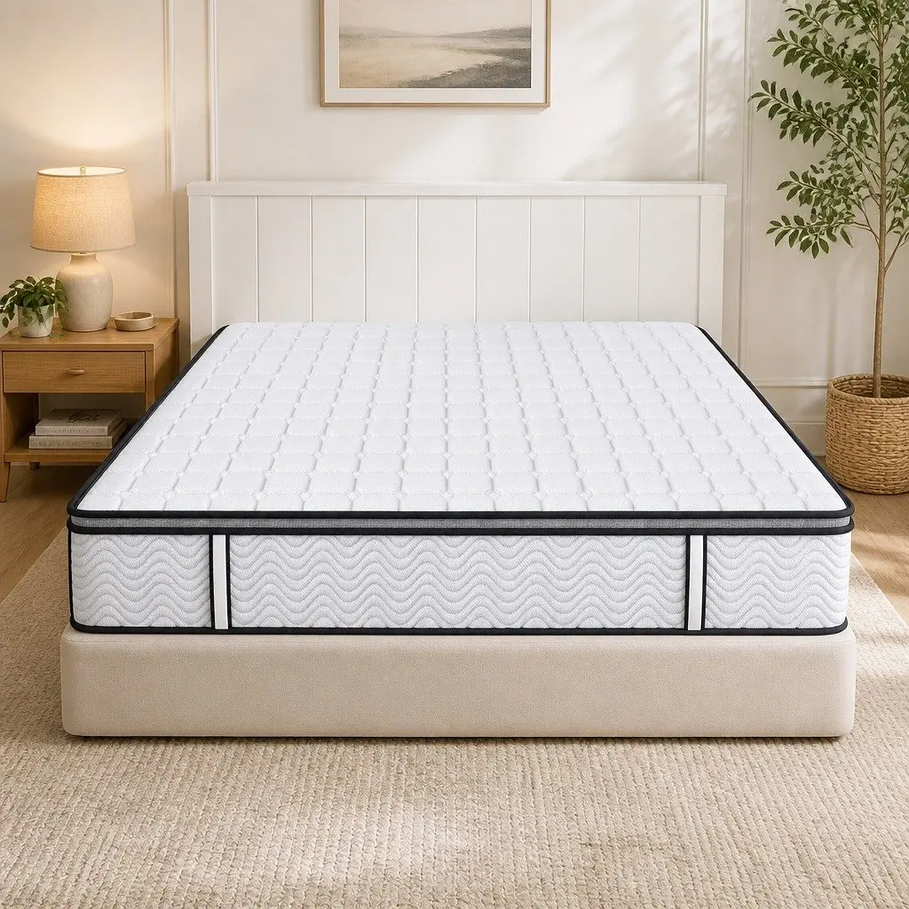 Pocket Spring Mattress Medium-Firm 5-Zone Support King Single Latex Foam