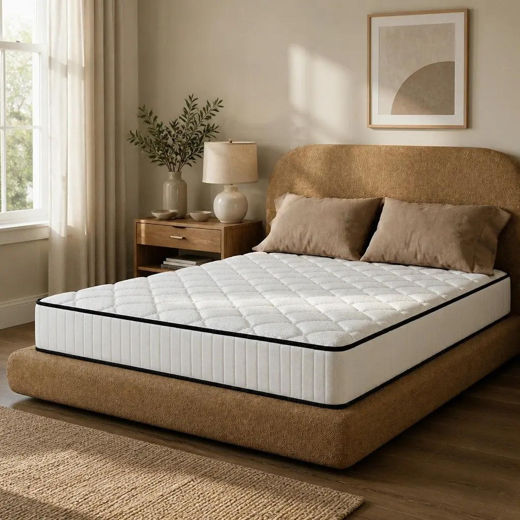 King Single Mattress 5-Zone Pressure Relief Bonnell Spring 21cm