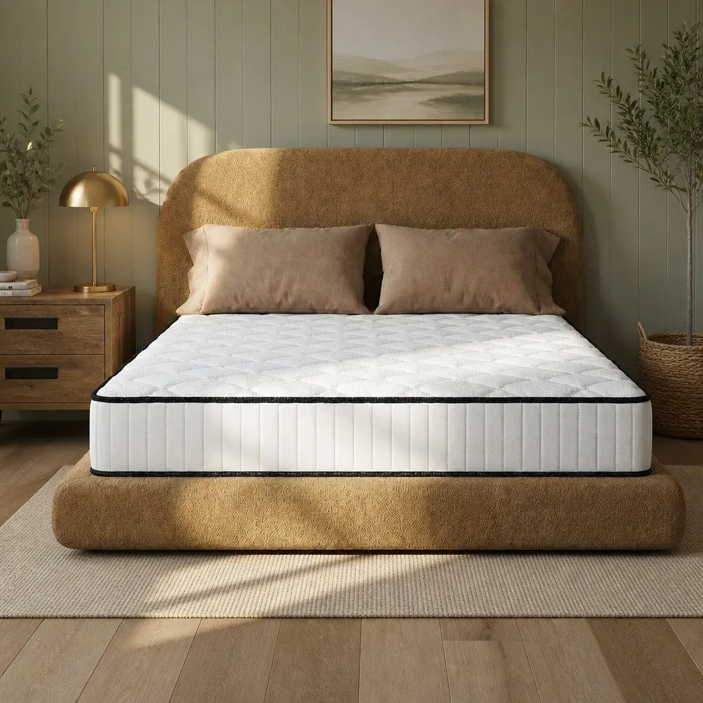 King Single Mattress 5-Zone Pressure Relief Bonnell Spring 21cm