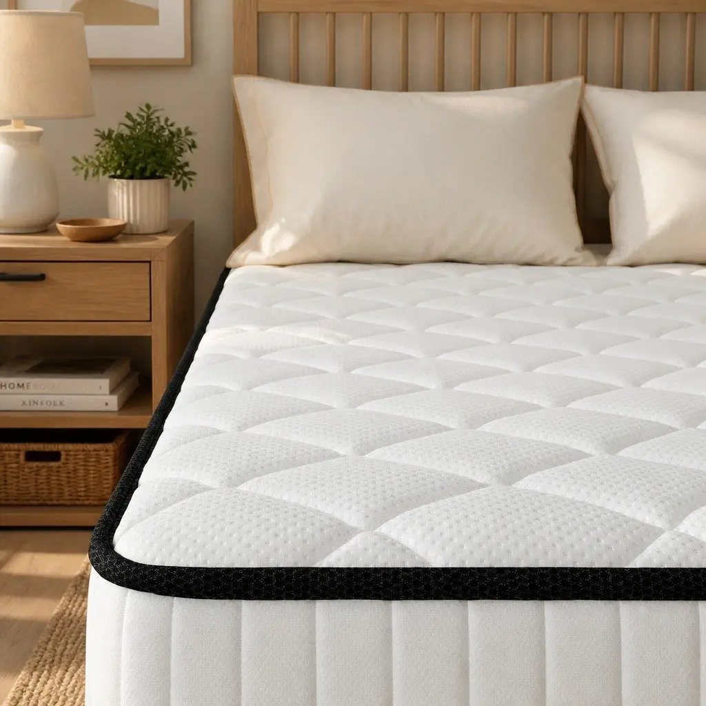 King Single Mattress 5-Zone Pressure Relief Bonnell Spring 21cm