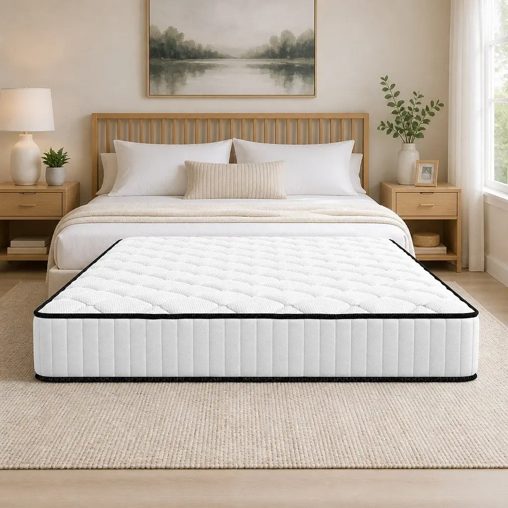 King Single Mattress 5-Zone Pressure Relief Bonnell Spring 21cm
