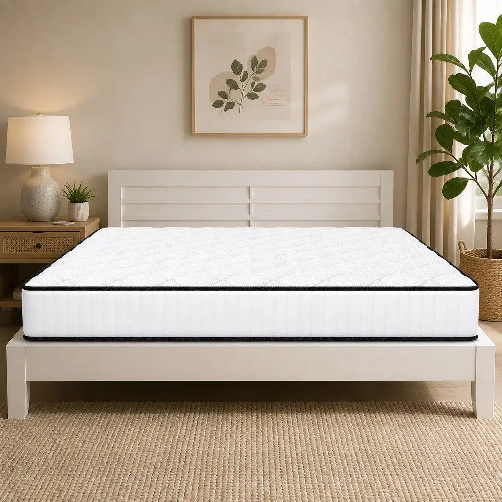 King Single Mattress 5-Zone Pressure Relief Bonnell Spring 21cm