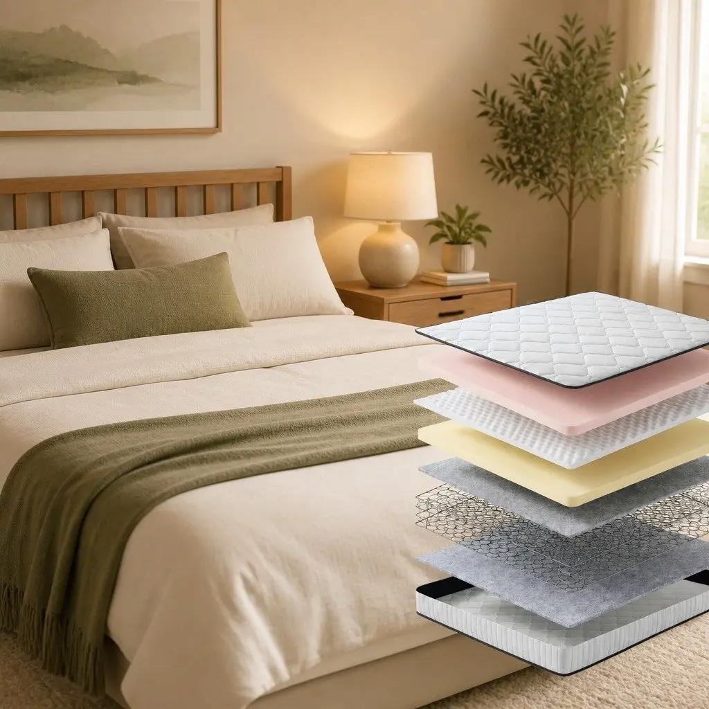 Double Mattress with 5-Zone Support
