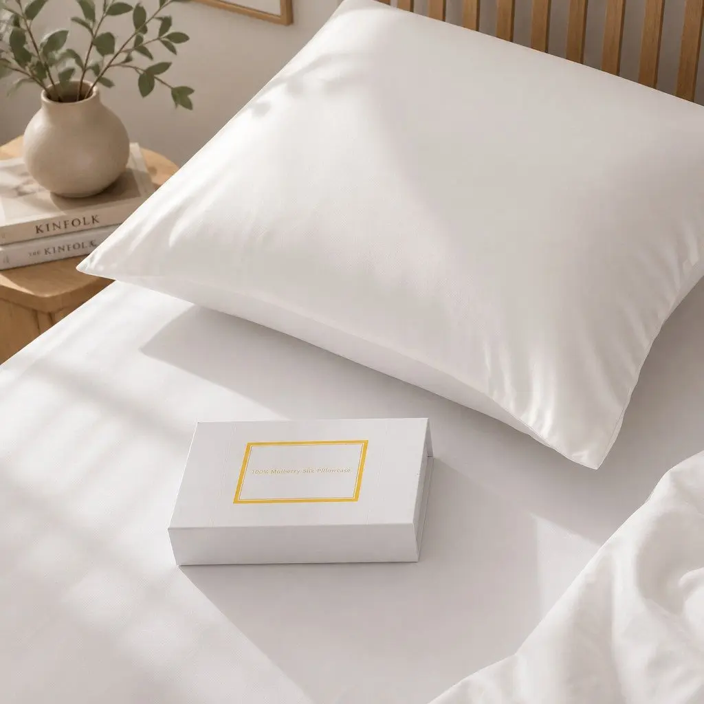 Silk Pillowcase Mulberry Dual-Sided 51cm x 76cm Luxury Bedding
