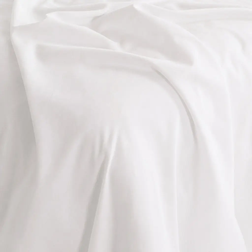 Queen Bamboo Cotton Sheet Set 1000TC White