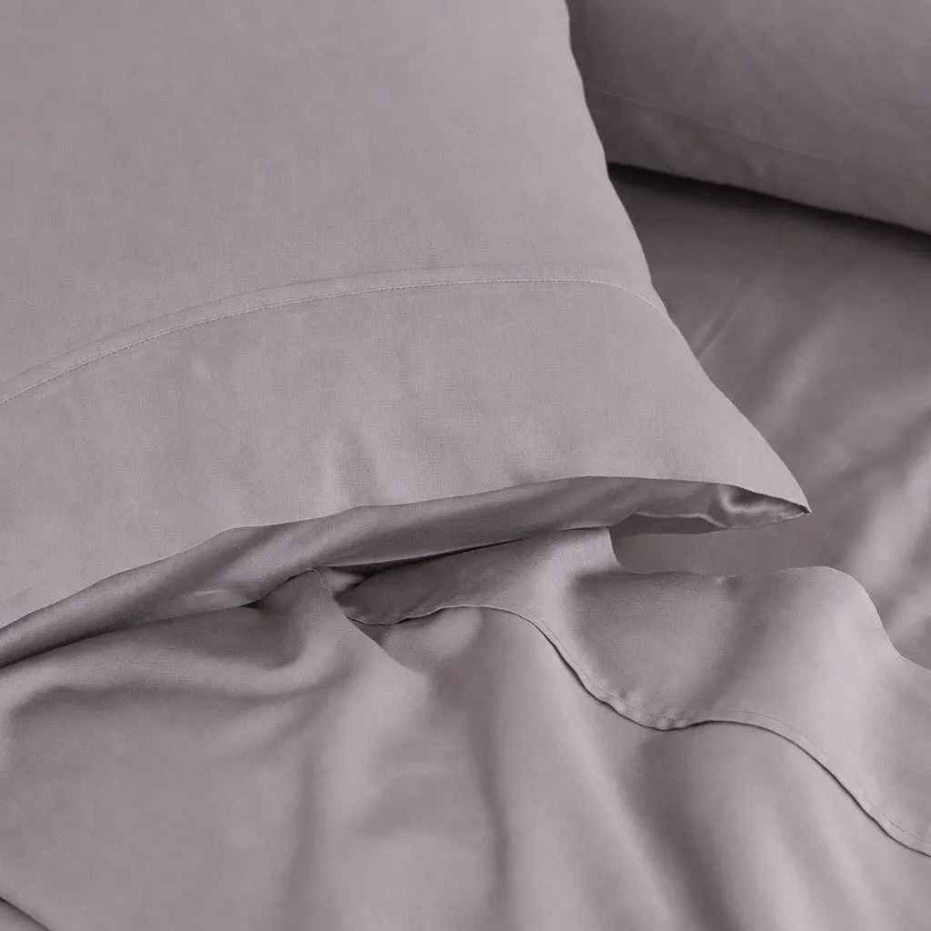 Queen Bedding Set 1000 Thread Count Bamboo Cotton Soft Feel Hypoallergenic Includes Flat Fitted Pillowcases