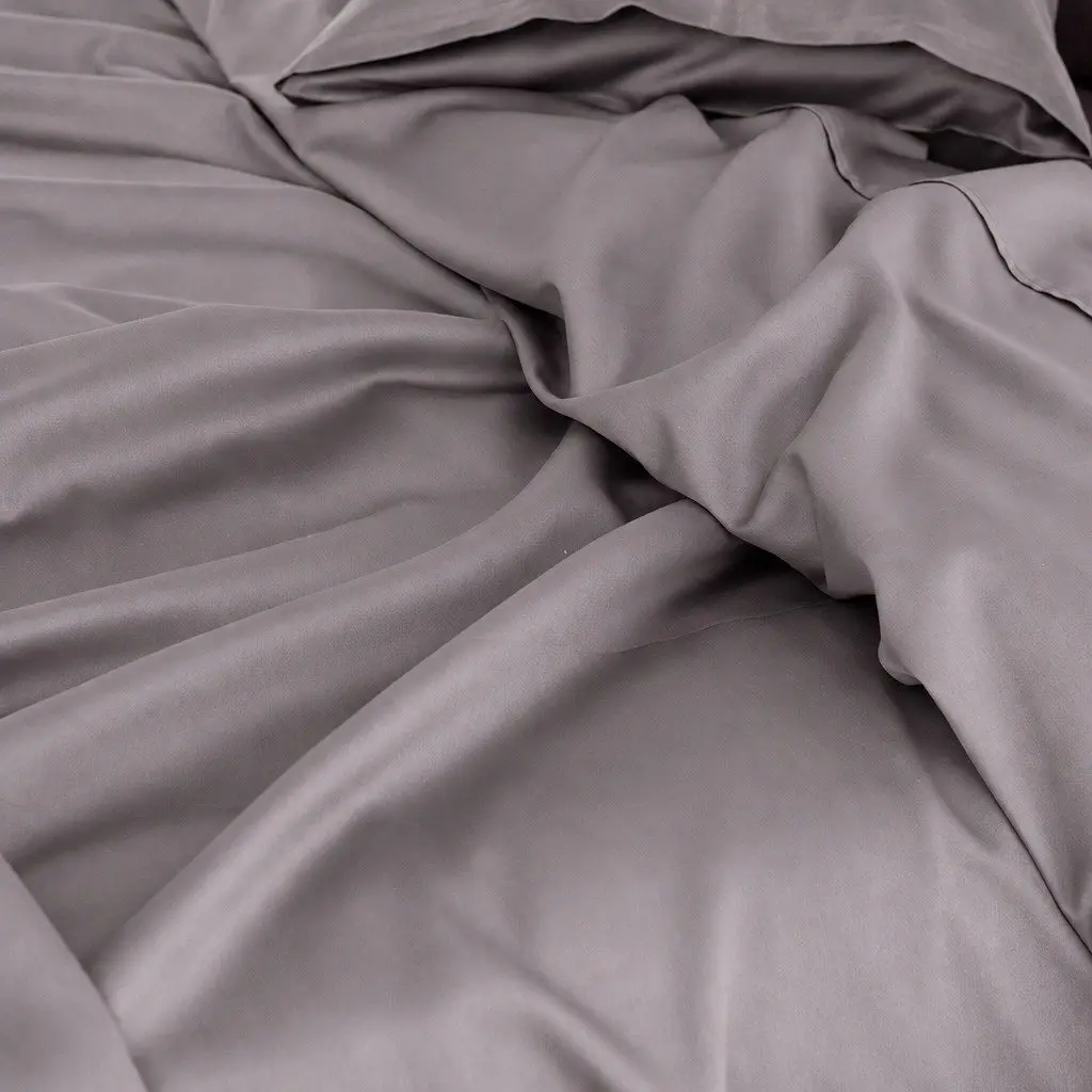 Queen Bedding Set 1000 Thread Count Bamboo Cotton Soft Feel Hypoallergenic Includes Flat Fitted Pillowcases