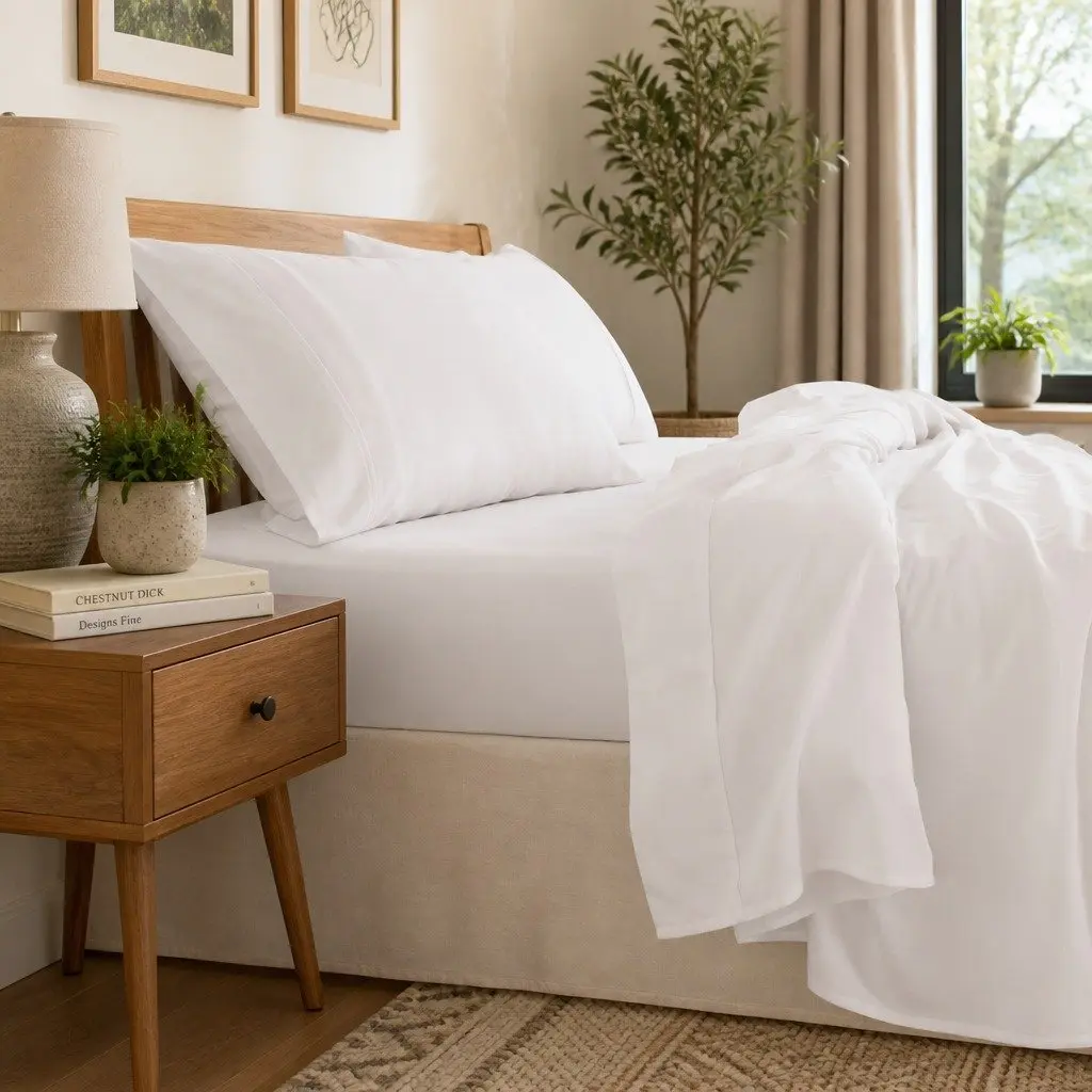 Bamboo Cotton Sheet Set 1000TC King Size