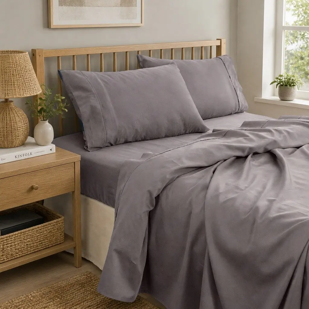 King Bamboo Cotton Sheet Set 1000TC Soft Smooth Hypoallergenic Bedding