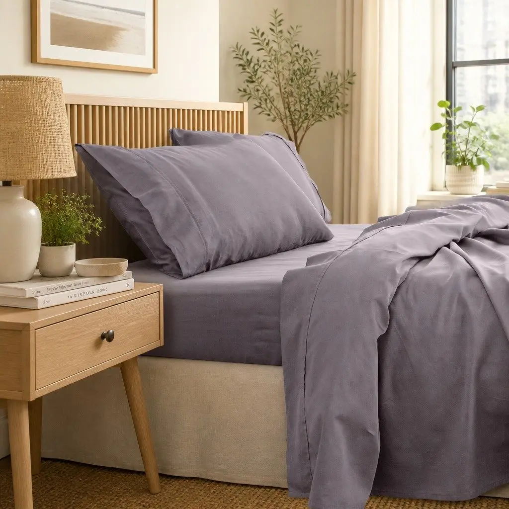 King Bamboo Cotton Sheet Set 1000TC Soft Smooth Hypoallergenic Bedding
