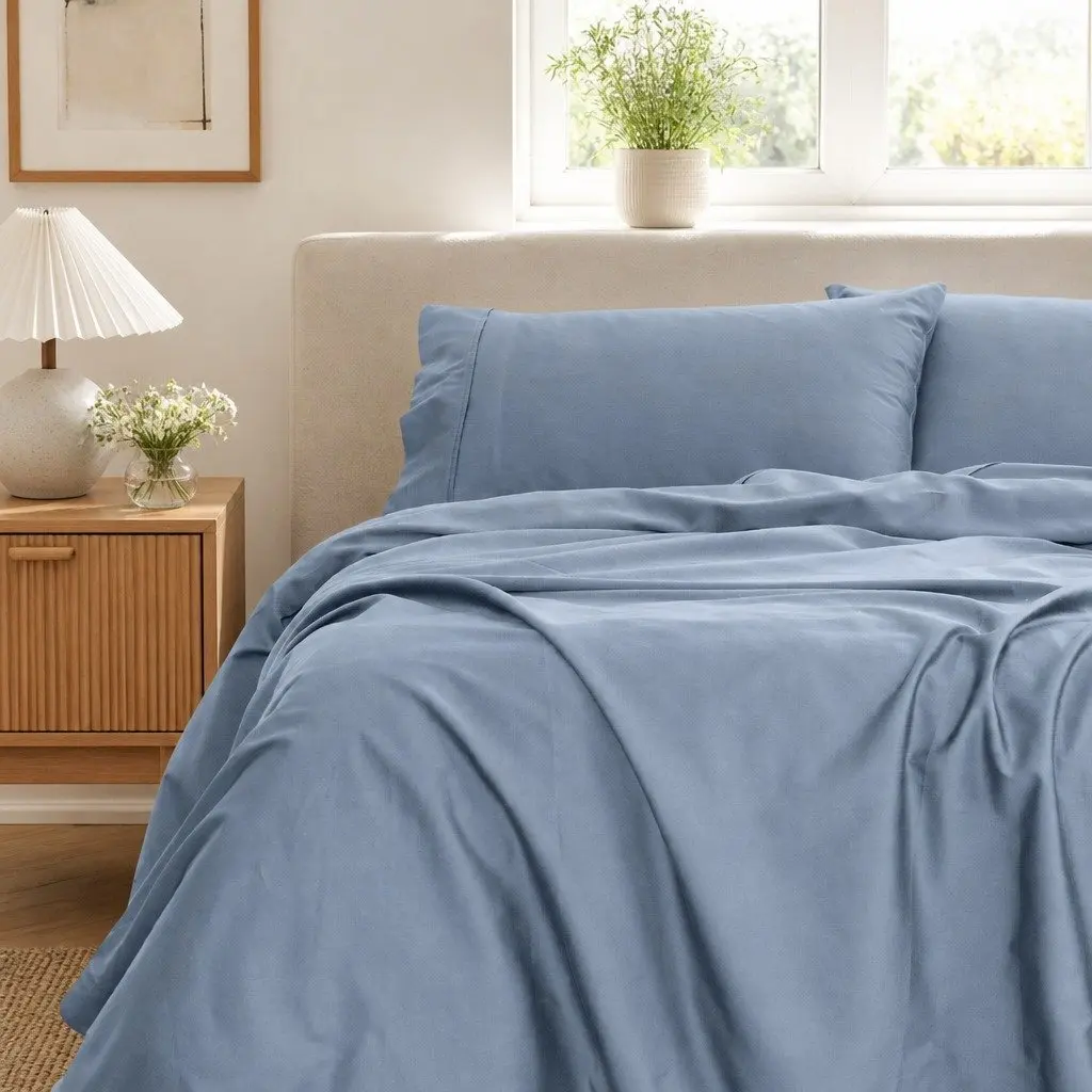 King Size 1000TC Bamboo Cotton Sheet Set