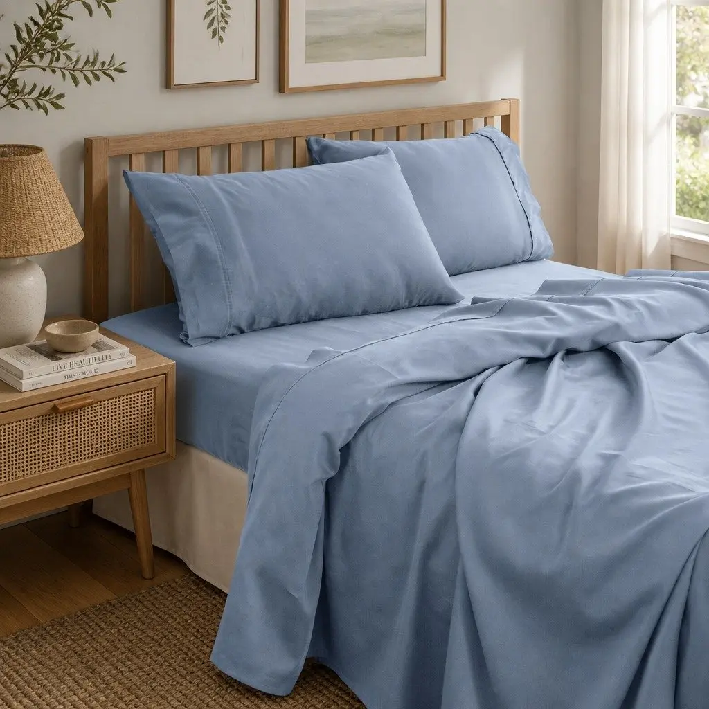 King Size 1000TC Bamboo Cotton Sheet Set