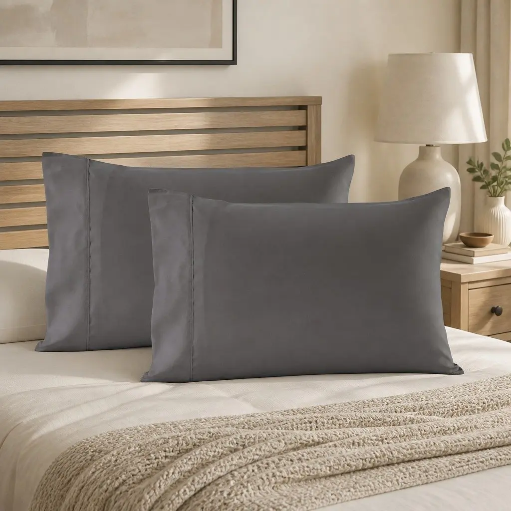4 Piece Sheet Set Ultrasoft Satin Weave Double Bed 1200TC