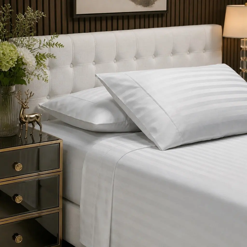 1200 Thread Count Damask Stripe Sheets