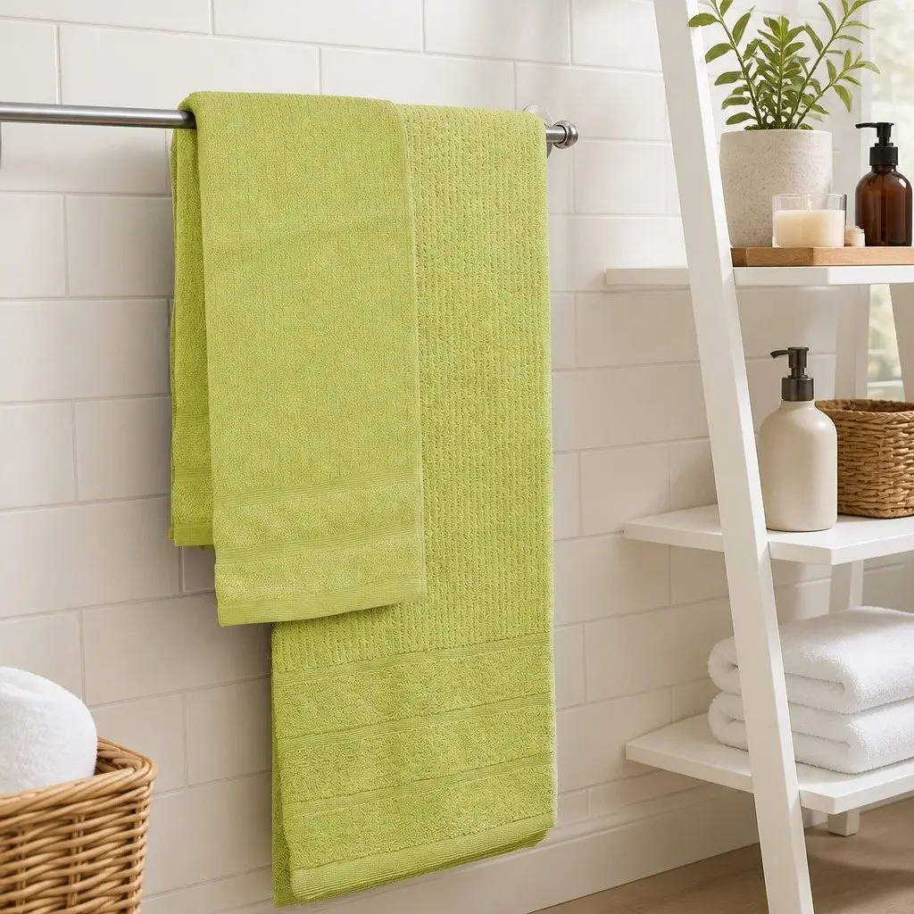 Egyptian Cotton 600 GSM 8 Piece Towel Set Soft Absorbent Durable Bath Hand Face Towels Bath Mat