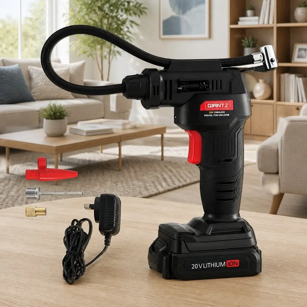 Cordless Air Compressor Portable Tyre Inflator 20V 120PSI