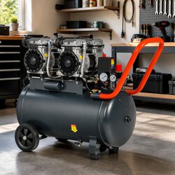 Get to Work with a 50L Air Compressor 3.0HP Oil-Free