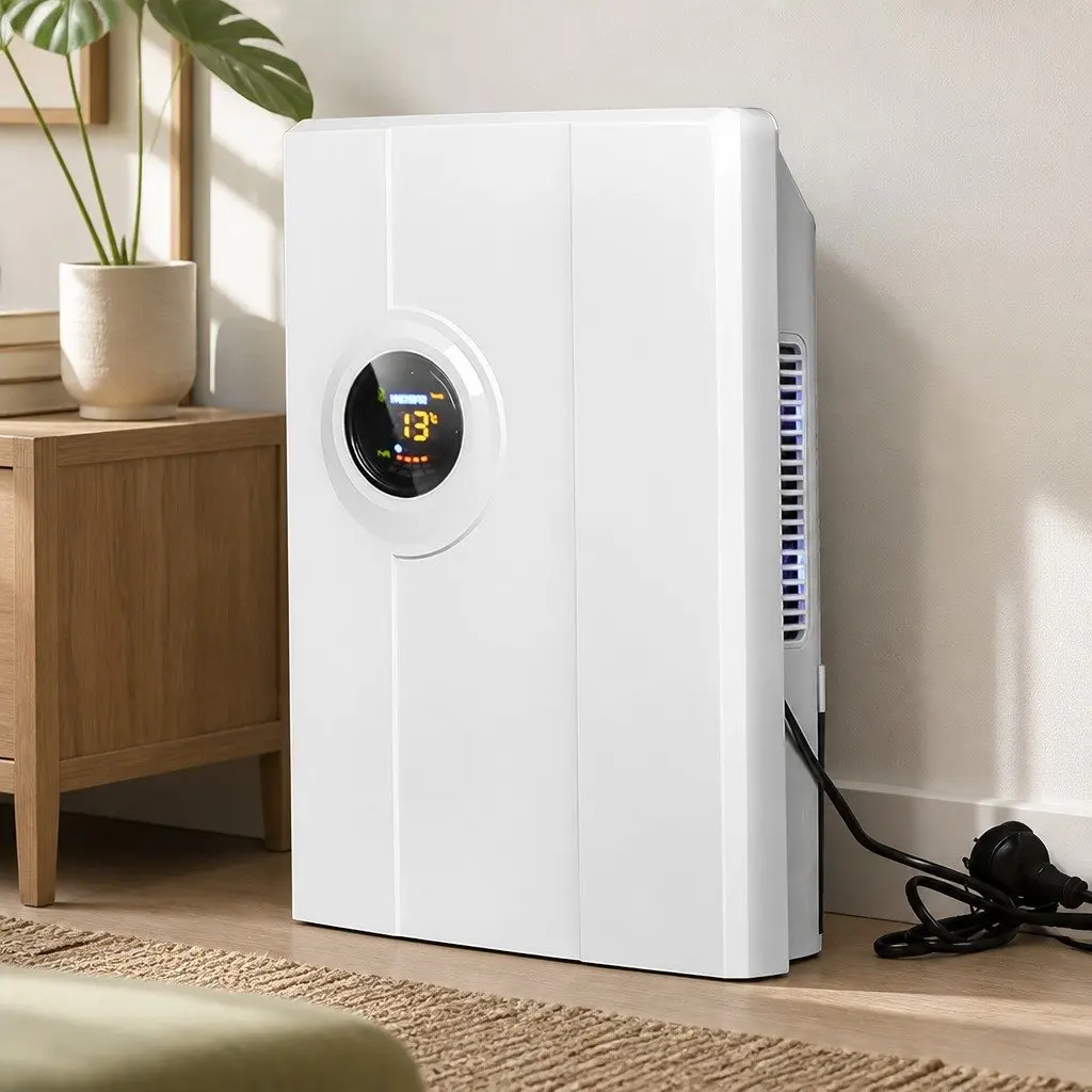 Portable Dehumidifier Air Purifier 2L LED Display Remote Control