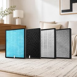 Air Purifier HEPA Filters Replacement 5-Layer Filtration Dust Mites Smoke