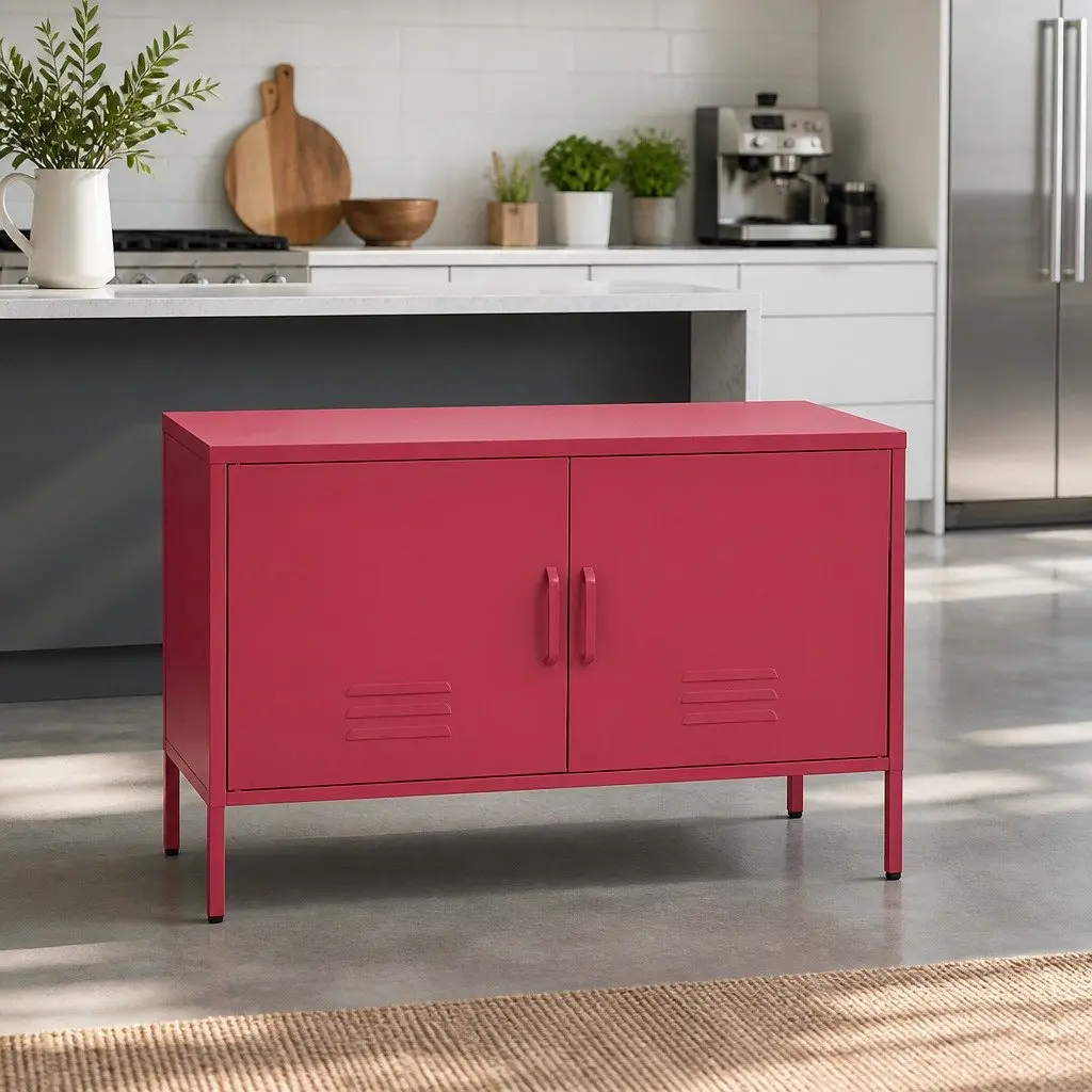 Pink Buffet Sideboard