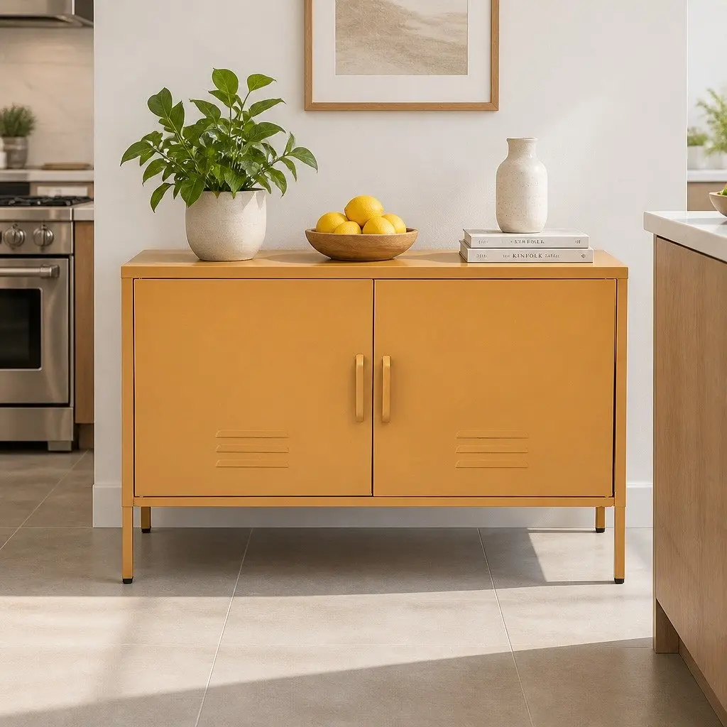 Yellow Buffet Sideboard