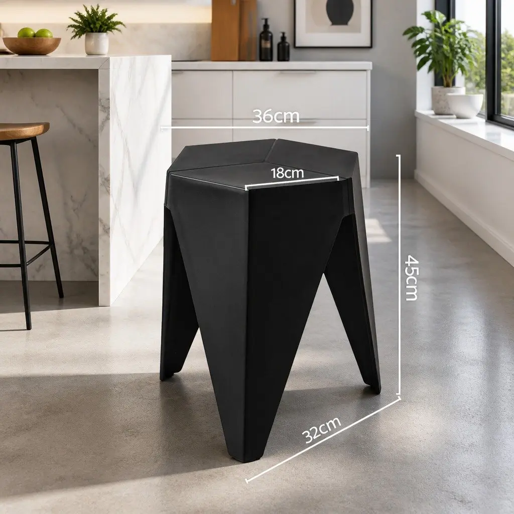 Set of 2 Puzzle Bar Stools