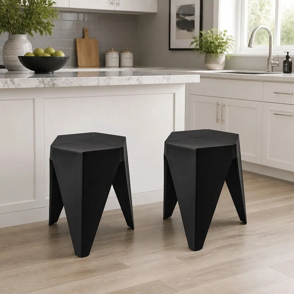 Set of 2 Puzzle Bar Stools