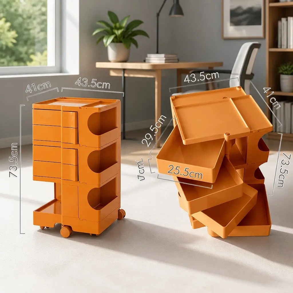 5 Tier Storage Trolley for Home Organization
