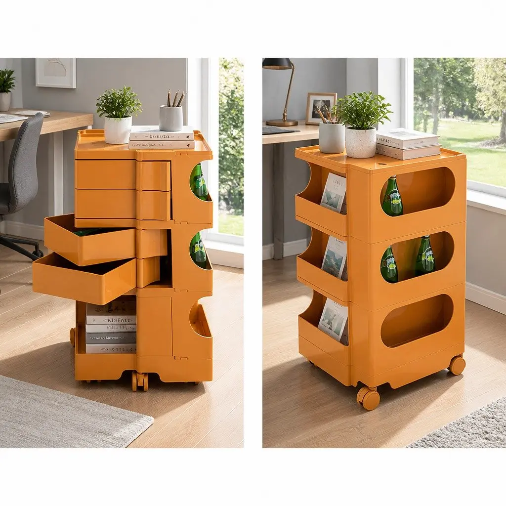 5 Tier Storage Trolley for Home Organization