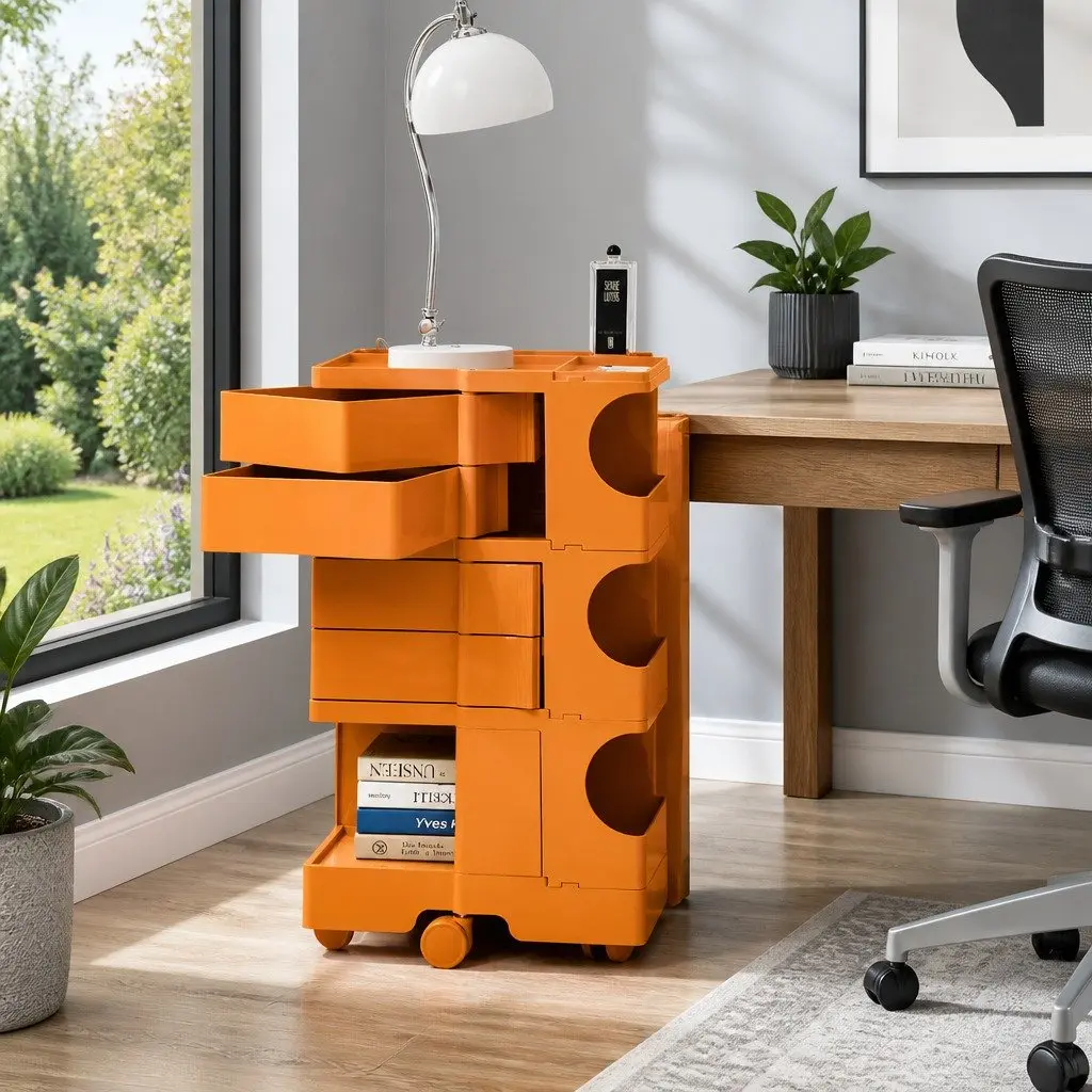 5 Tier Storage Trolley for Home Organization