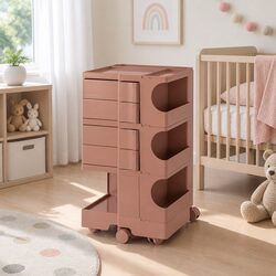 Your Ideal 5-Tier Pink Storage Trolley for Home Needs