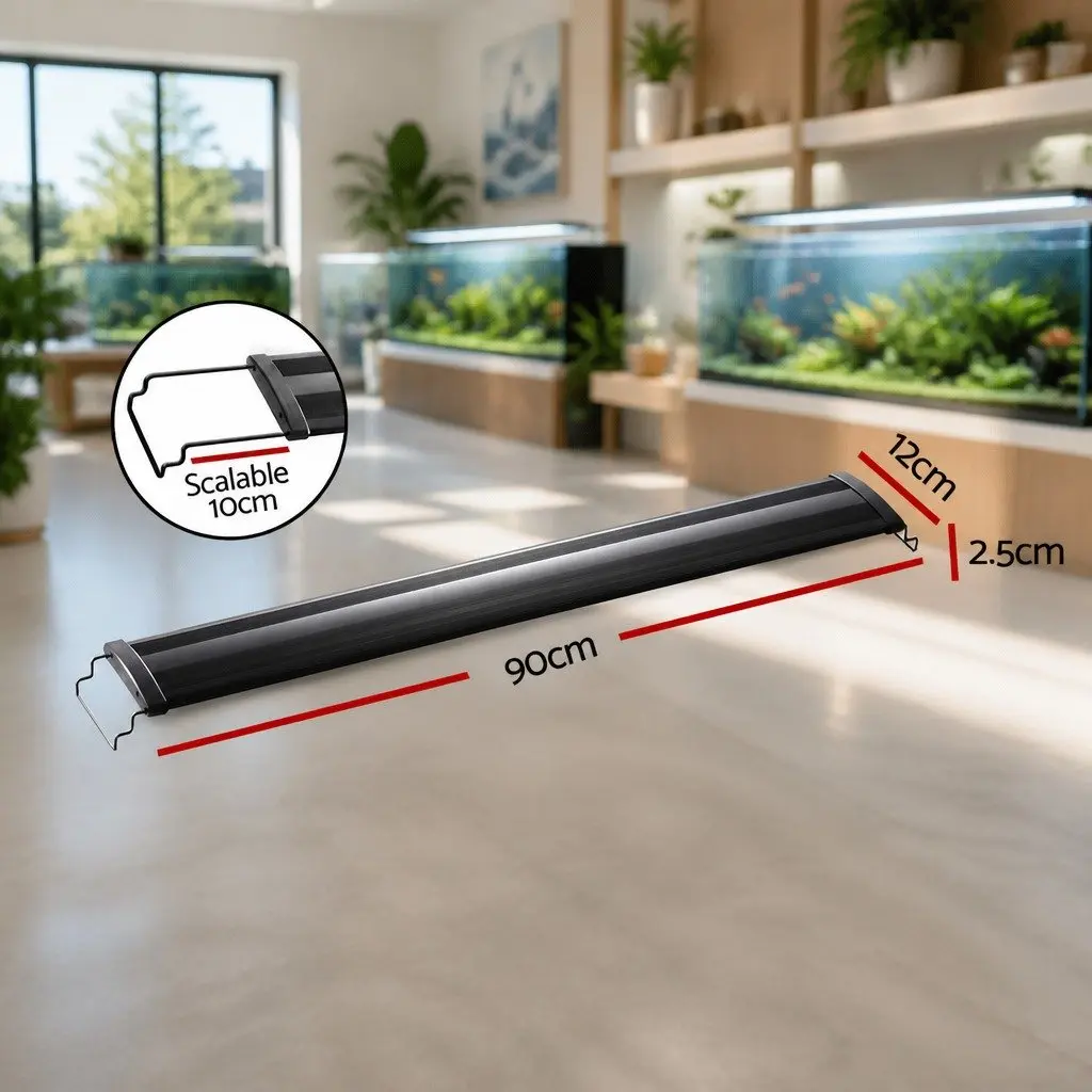 Aquarium LED Light Full Spectrum 90CM Adjustable 5 Color