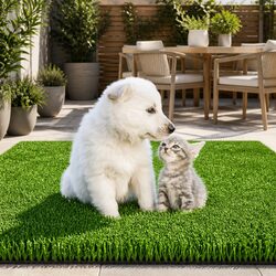 Friendly Olive Green Synthetic Grass Roll 1m x 20m