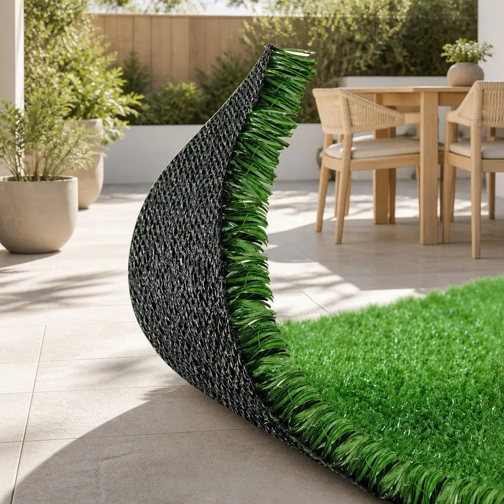 Artificial Grass Synthetic Lawn Turf Olive Green 1m x 20m 17mm Roll