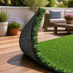 Get Your Dream Lawn with 2x5m Olive Synthetic Grass