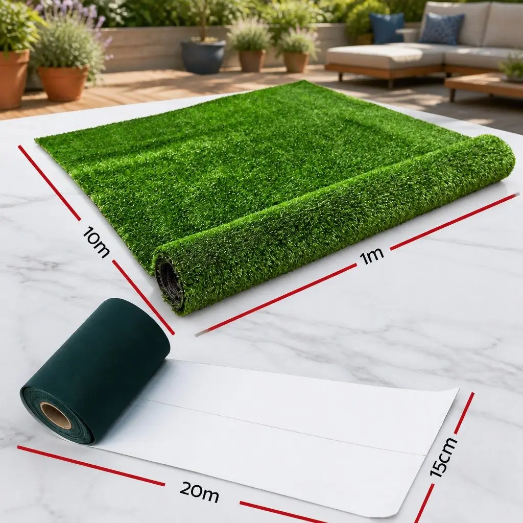 Artificial Grass Synthetic Turf Realistic Olive 2x5m
