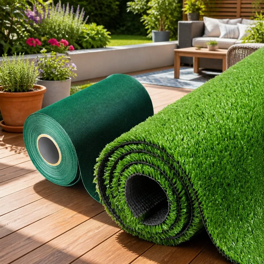 Artificial Grass Synthetic Turf Realistic Olive 2x5m