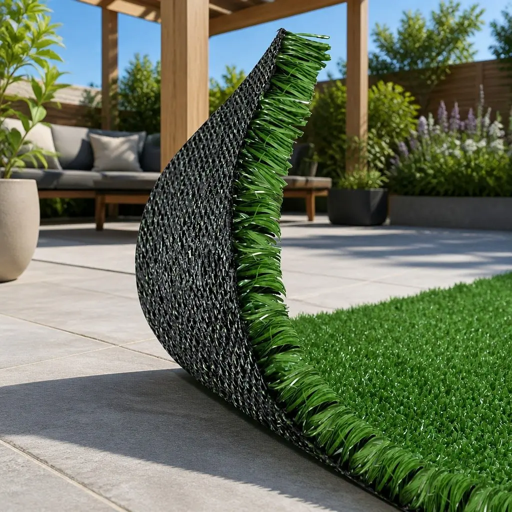 Olive Green Synthetic Turf 2m x 5m