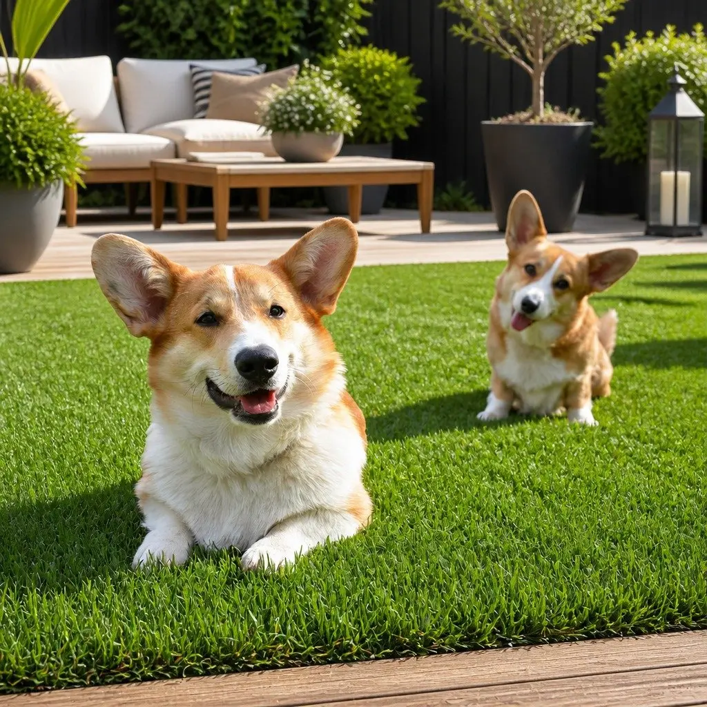 Synthetic Grass Artificial Turf 20mm Pile 1m Wide Roll