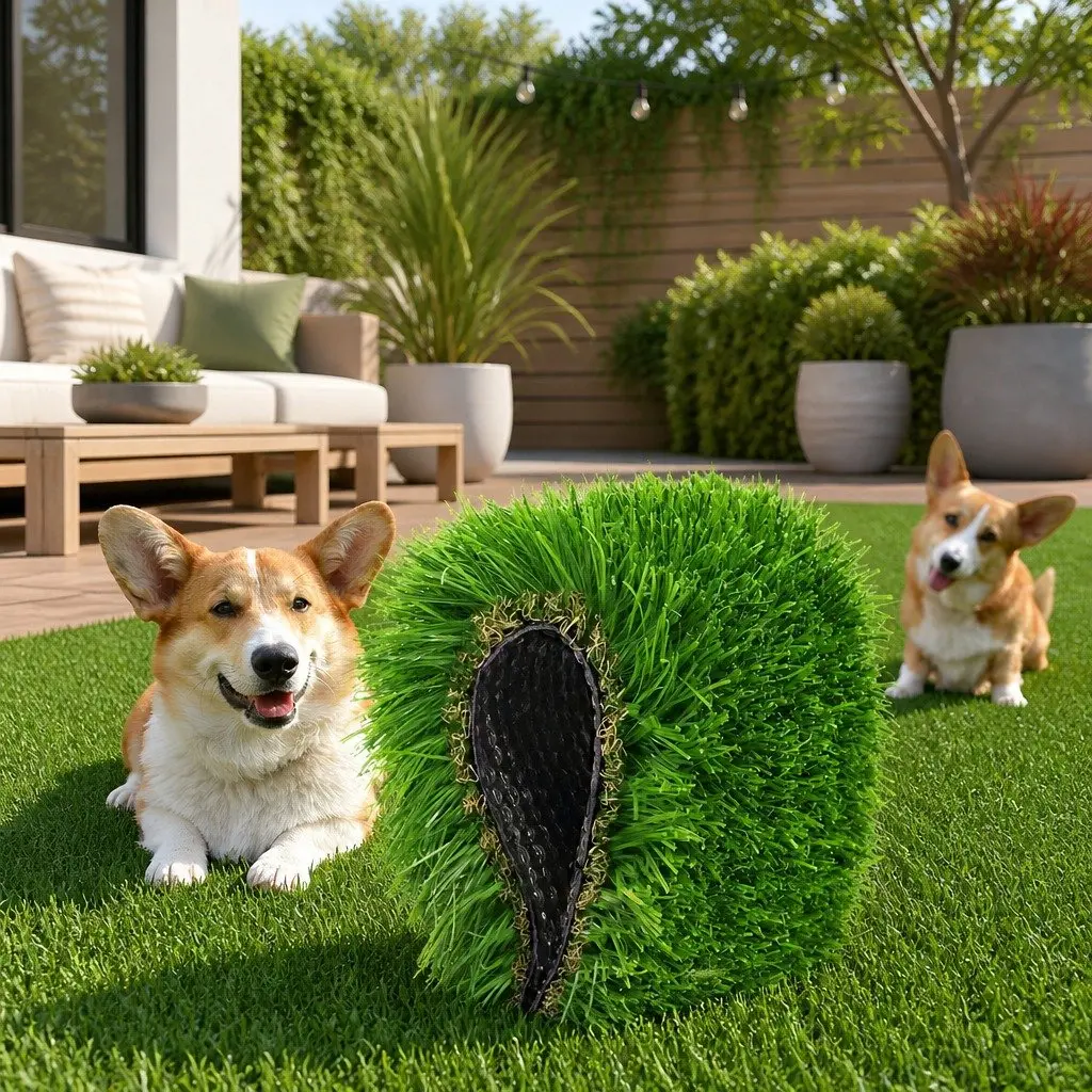 Synthetic Grass Artificial Turf 20mm Pile 1m Wide Roll