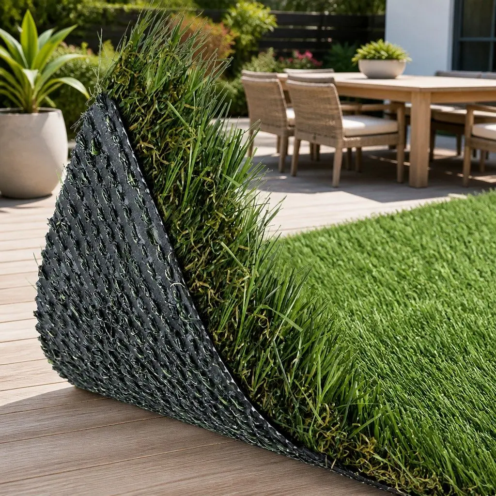 Synthetic Artificial Grass Turf 20mm Pile 2m x 5m Four-Tone Lawn Garden Outdoor