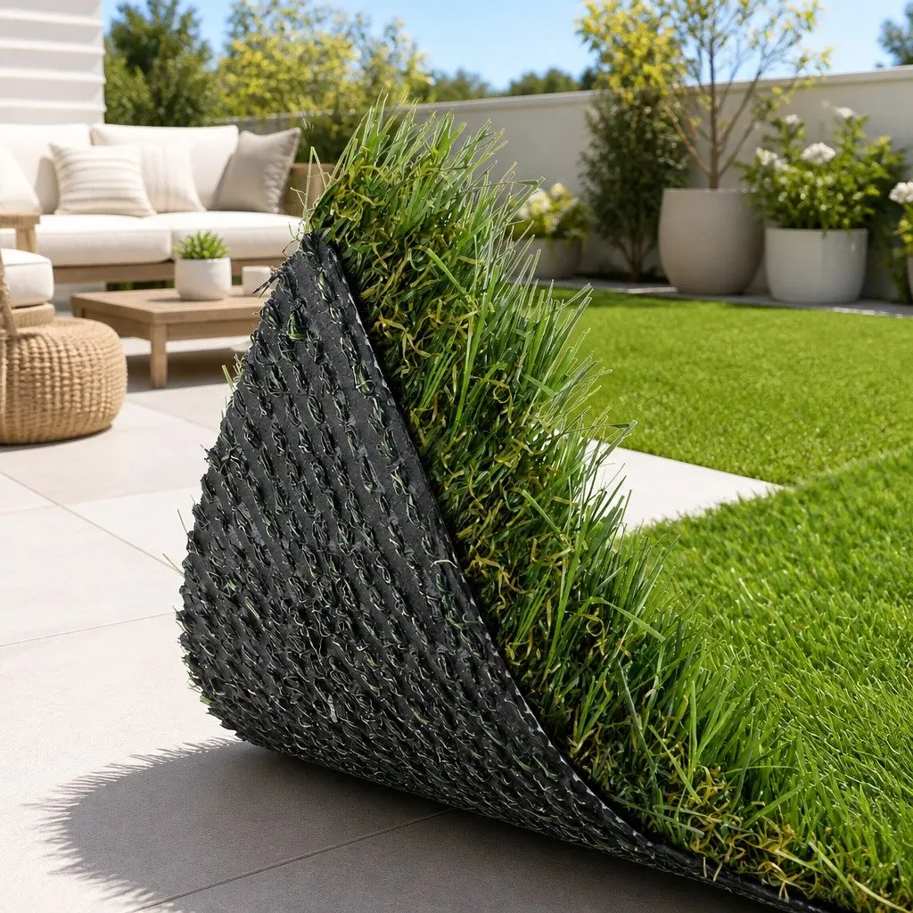 Artificial Grass Synthetic Turf 30mm Thick 1m x 20m Roll Fake Lawn Garden
