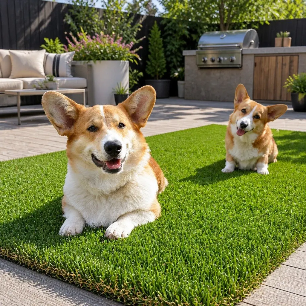 Artificial Grass 40mm Synthetic Turf Green 2m x 5m