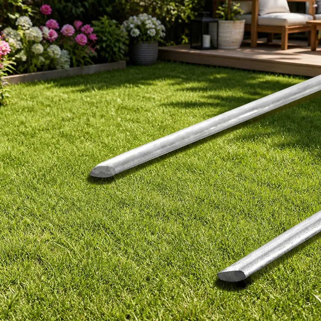 Synthetic Grass Pins U-Shape Galvanized Steel 150mm Long 3mm Thick