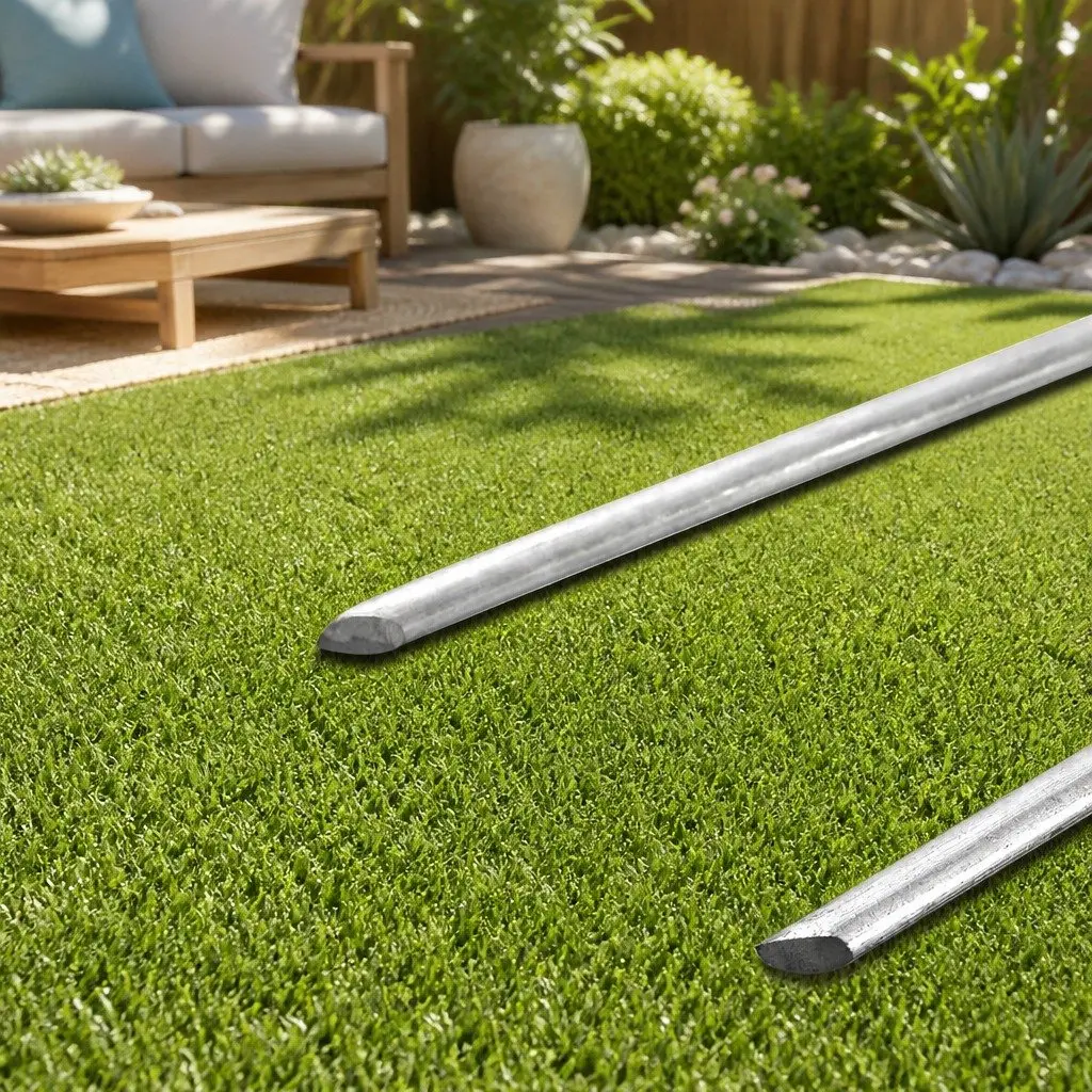 Synthetic Grass Pins 200pcs U-Shape Pegs Artificial Turf Lawn Garden Weed Mat